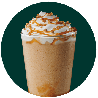 Caramel Ribbon Crunch Frappuccino Grande